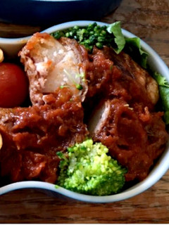 肉巻きポテトトマトソース-レシピのメイン写真
