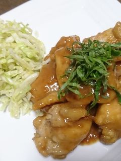 鶏ももの梅煮-レシピのメイン写真