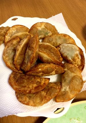 保育園の人気メニュー★納豆揚げ餃子★-レシピのメイン写真
