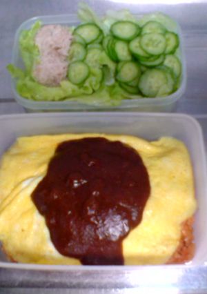 うちのお弁当～オムライス-レシピのメイン写真