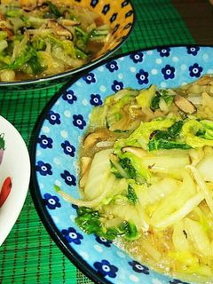 簡単 白菜としいたけのあんかけ炒め風-レシピのメイン写真