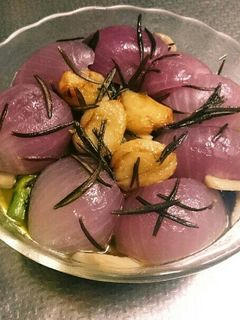 紫玉ねぎのアヒージョ-レシピのメイン写真