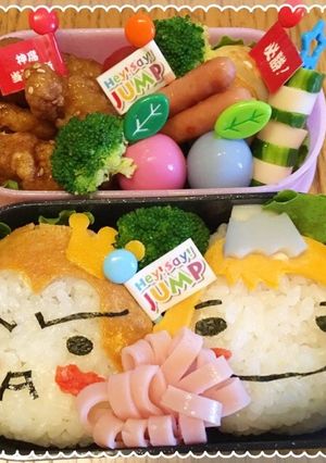 体育祭キャラ弁☆くるすけ＆だいきんぐ♪-レシピのメイン写真
