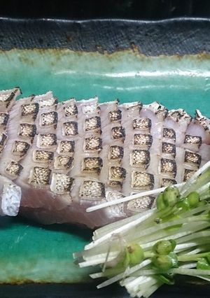 熟成ワラサの炙り大トロ!-レシピのメイン写真