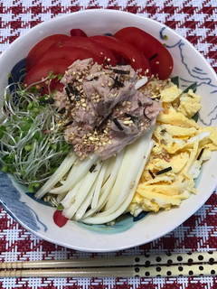簡単☆15分でできるヘルシー冷やし中華-レシピのメイン写真