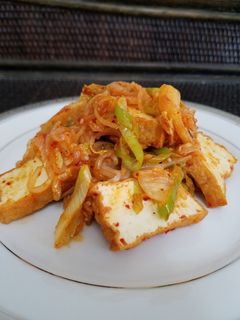 厚揚げとしらたきのキムチ炒め-レシピのメイン写真