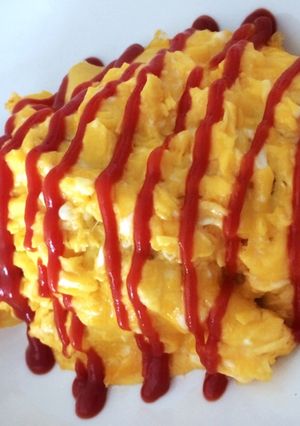 *簡単!チーズinオムライス*-レシピのメイン写真