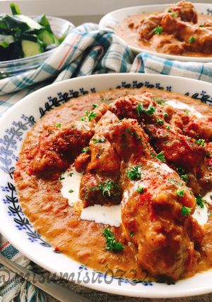 タンドリー唐揚げのバターチキンカレー-レシピのメイン写真