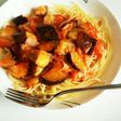 トマト缶不要!トマトとなすのパスタ