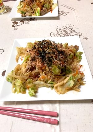 ヘルシー焼うどん-レシピのメイン写真