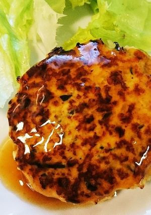 ふんわり♥️具だくさんつくねハンバーグ-レシピのメイン写真