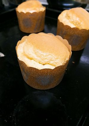 マフィンカップでシフォンケーキ-レシピのメイン写真