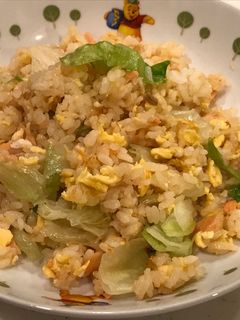 鮭とレタスのチャーハン!-レシピのメイン写真
