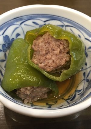 手間なし簡単！ピーマンの肉詰め煮-レシピのメイン写真