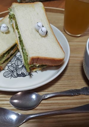栄養満点✬彩りサンドウィッチ-レシピのメイン写真