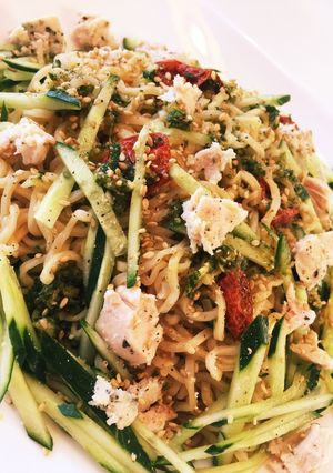 さっぱりキュウリの冷やしラーメン-レシピのメイン写真