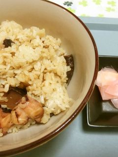 タコと干し椎茸の炊き込みご飯 -レシピのメイン写真