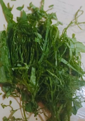 大葉の千切り方法-レシピのメイン写真