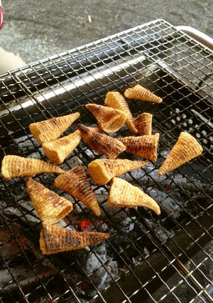 とんがりコーンの炭火焼き!-レシピのメイン写真