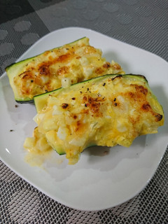 魚焼きで簡単ズッキーニのマヨ卵チーズ焼き-レシピのメイン写真