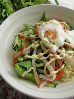 サラダ風冷やし塩ラーメン-レシピのメイン写真