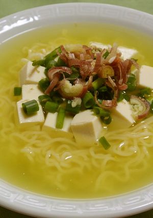 冷や奴塩ラーメン-レシピのメイン写真