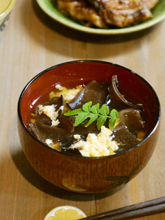 きくらげと卵のお吸い物-レシピのメイン写真