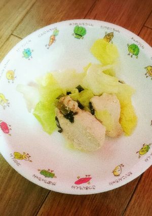【糖質オフ】鶏胸肉とキャベツの生姜焼き-レシピのメイン写真