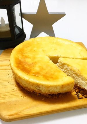 混ぜて焼くだけニューヨークチーズケーキ-レシピのメイン写真