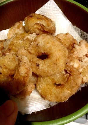 簡単！ホタテと海老のガーリック揚げ焼き-レシピのメイン写真