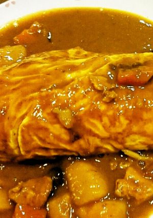 カレーの残りでオムライスカレー-レシピのメイン写真