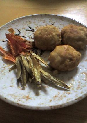 もちもち、シャリシャリ蓮根団子-レシピのメイン写真