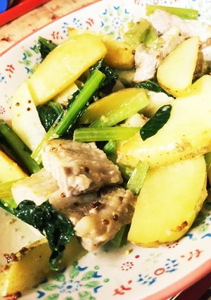 新じゃがと豚肉マスマヨ焼-レシピのメイン写真