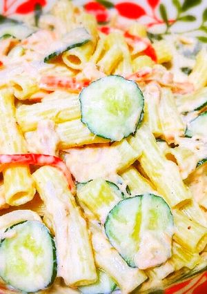 簡単！お弁当に♪ツナのマカロニサラダ♪-レシピのメイン写真
