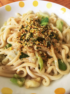 再現!のりたま焼きうどん-レシピのメイン写真