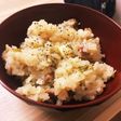 アスパラベーコンな炊き込みご飯