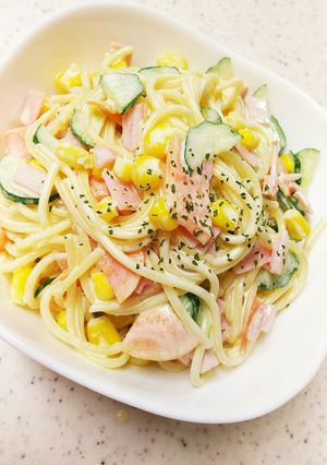 めんつゆが決め手☆サラスパ-レシピのメイン写真