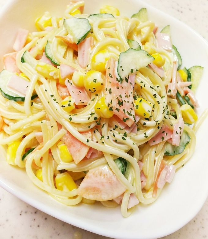 めんつゆが決め手☆サラスパ-レシピのメイン写真