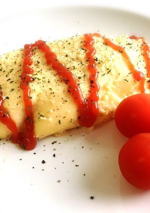 ハムチーズのオムレツ-レシピのメイン写真