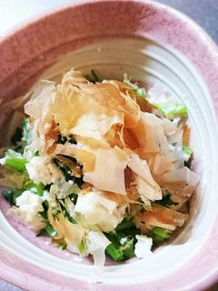豆腐とほうれん草のお浸し-レシピのメイン写真