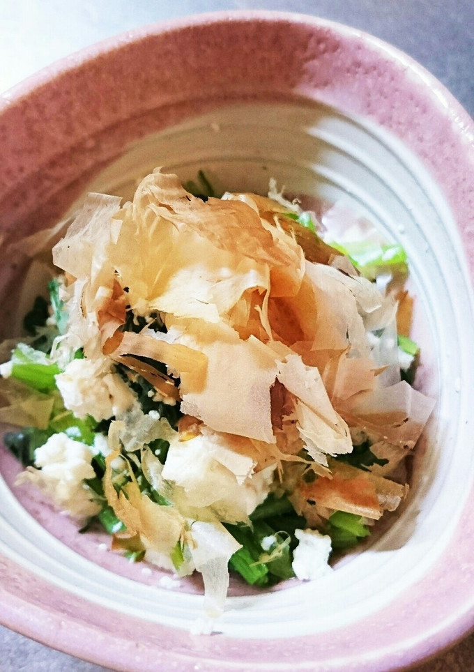 豆腐とほうれん草のお浸し-レシピのメイン写真