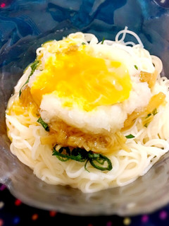 なめ茸おろしの素麺-レシピのメイン写真