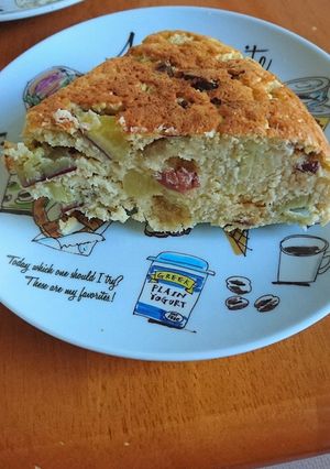 炊飯器でさつまいもとおからのケーキ-レシピのメイン写真