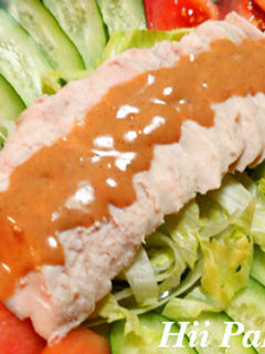 中華風鶏ハムの棒棒鶏サラダ-レシピのメイン写真