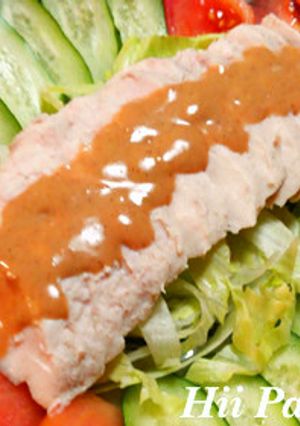 中華風鶏ハムの棒棒鶏サラダ-レシピのメイン写真