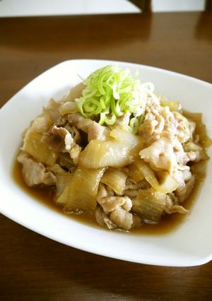 【レシピ動画】豚バラ肉と玉ねぎのうま煮♪-レシピのメイン写真