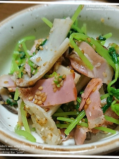 豆苗のナムル-レシピのメイン写真