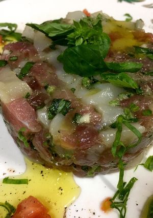 マグロとホタテのカルパッチョ-レシピのメイン写真