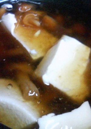 包丁要らず！すくい豆腐のなめこあんかけ-レシピのメイン写真