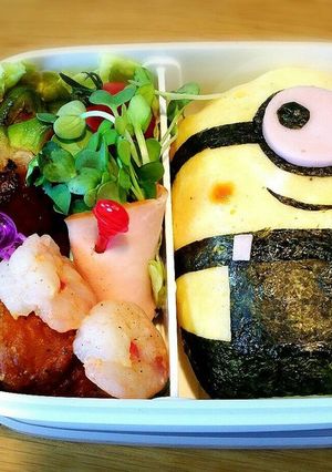 キャラ弁★ミニオンズ.*・゚-レシピのメイン写真